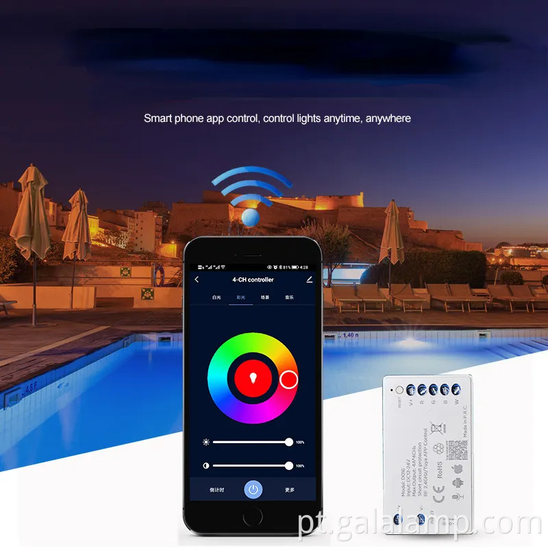 Ultra Slim IP68 Propertável Pool de LED de 12V de 12V luminária